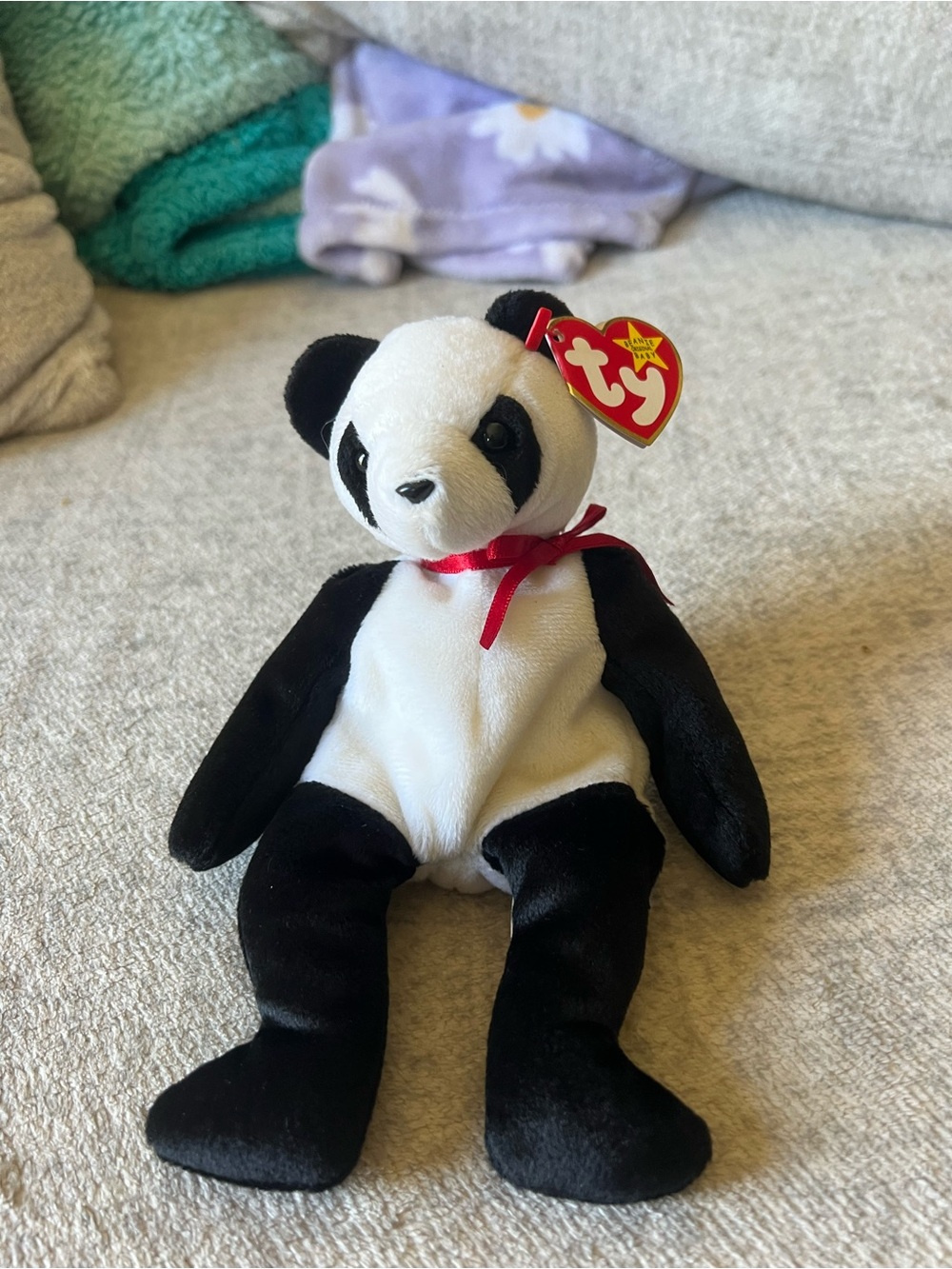 1997 Ty Beanie Baby "Fortune" Panda with Original Tags